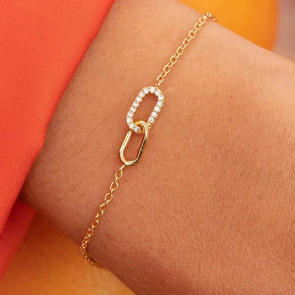 Elegant Sterling Silver Diamond Accent Bangle