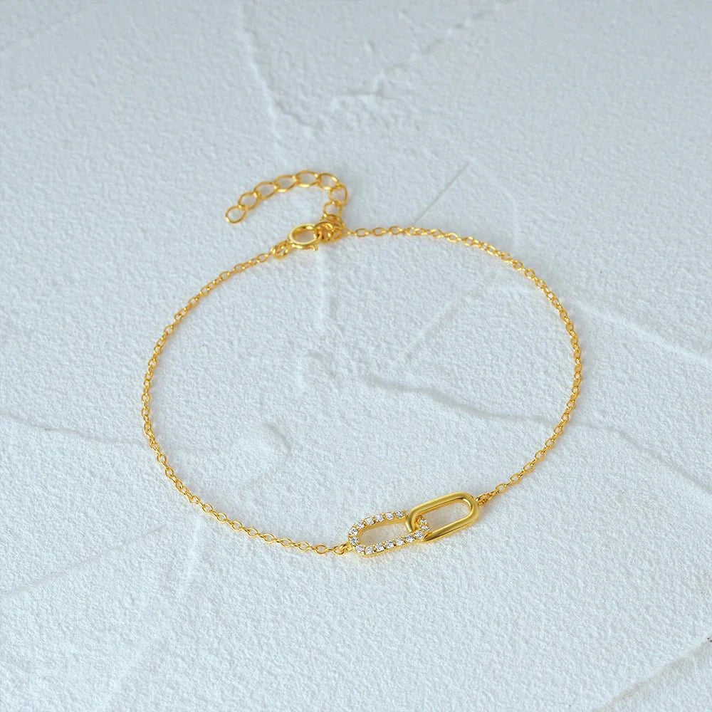Elegant Sterling Silver Diamond Accent Bangle