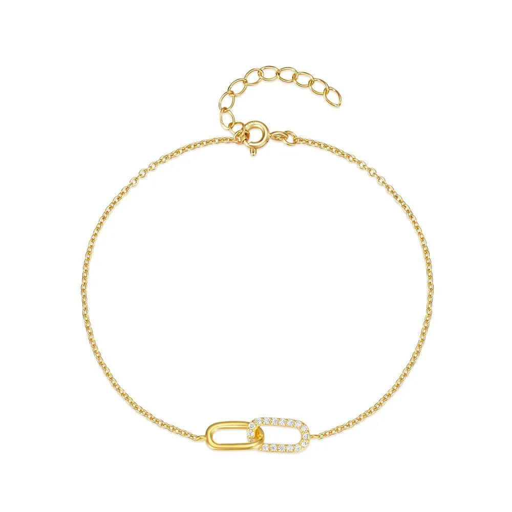 Elegant Sterling Silver Diamond Accent Bangle