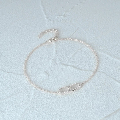 Elegant Sterling Silver Diamond Accent Bangle