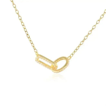 Timeless Sterling Silver Diamond Accent Necklace