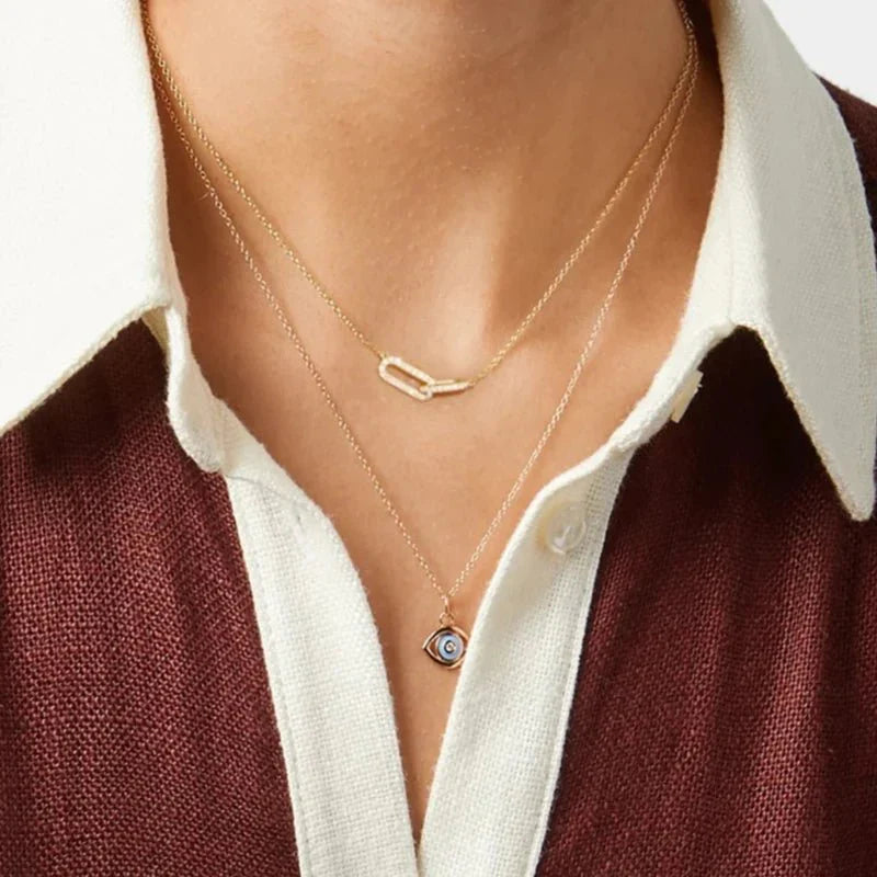 Timeless Sterling Silver Diamond Accent Necklace