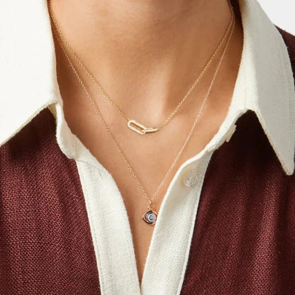 Timeless Sterling Silver Diamond Accent Necklace