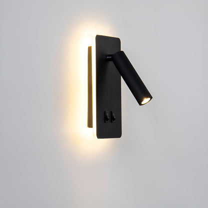Flexible LED Wall Sconce - Adjustable Rotating Light Fixture - Fesara