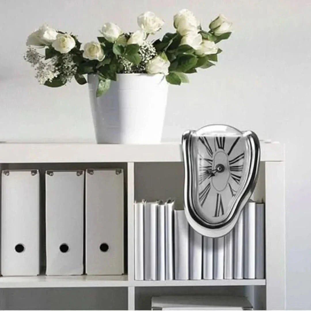 Surreal Art Melting Clock Wall Decor