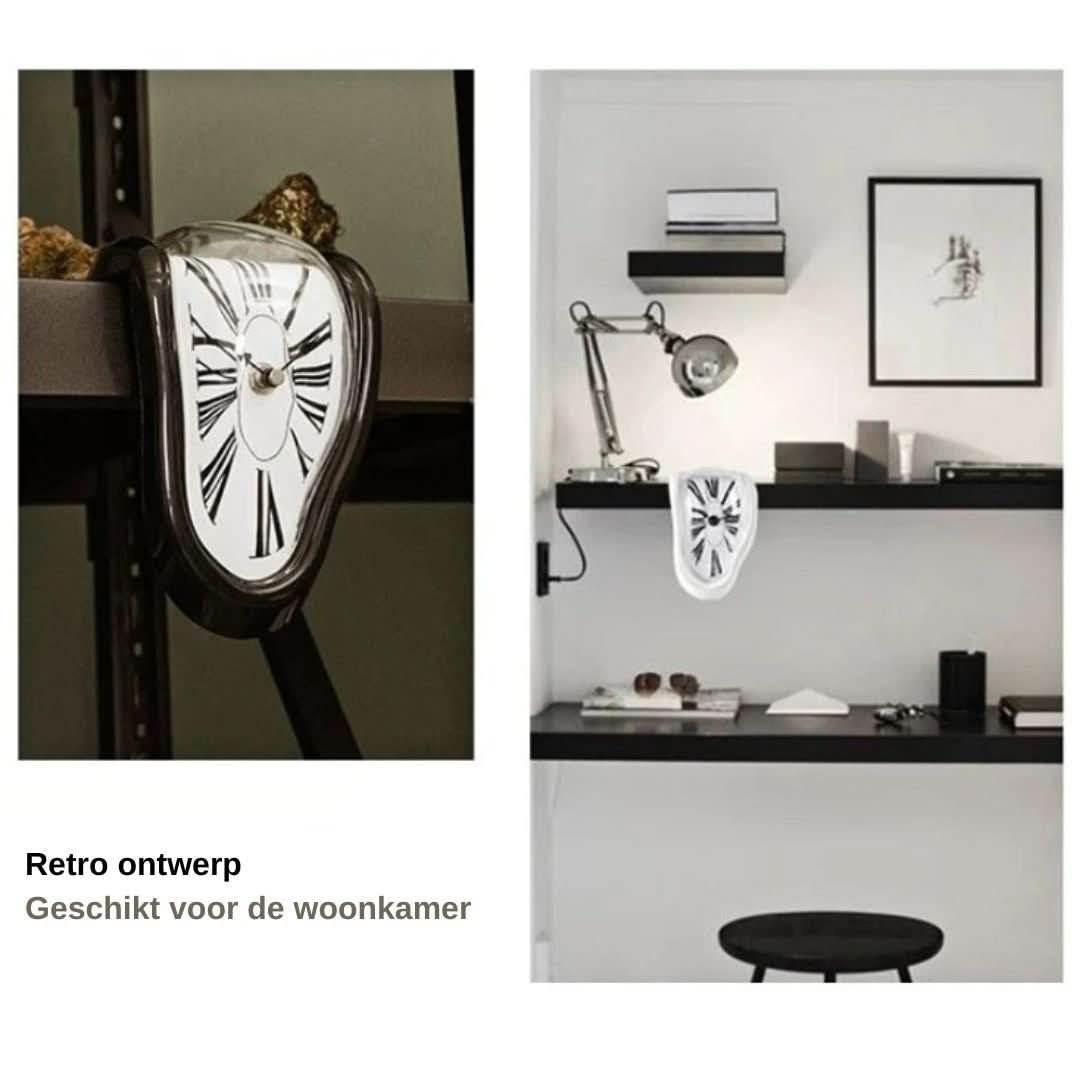 Surreal Art Melting Clock Wall Decor