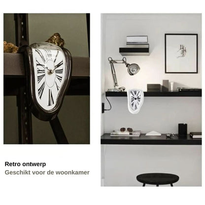 Surreal Art Melting Clock Wall Decor