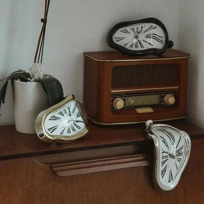 Surreal Art Melting Clock Wall Decor