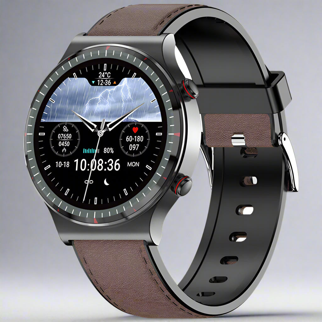 Slim Stainless Steel Fitness Tracker Smart Watch
