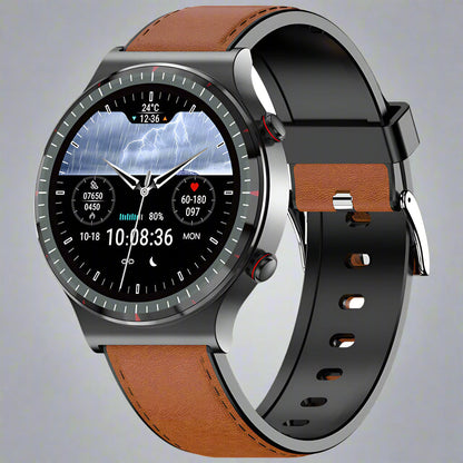 Slim Stainless Steel Fitness Tracker Smart Watch