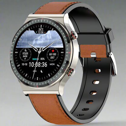 Slim Stainless Steel Fitness Tracker Smart Watch