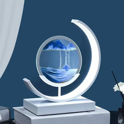 Calming Ocean Sand Art Lamp