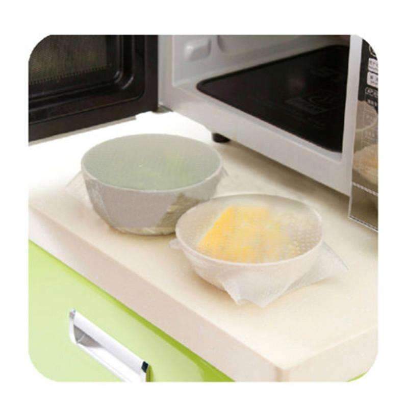 Fresh Food Storage Silicone Covers 4 Pack Set