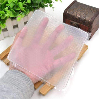 Fresh Food Storage Silicone Covers 4 Pack Set