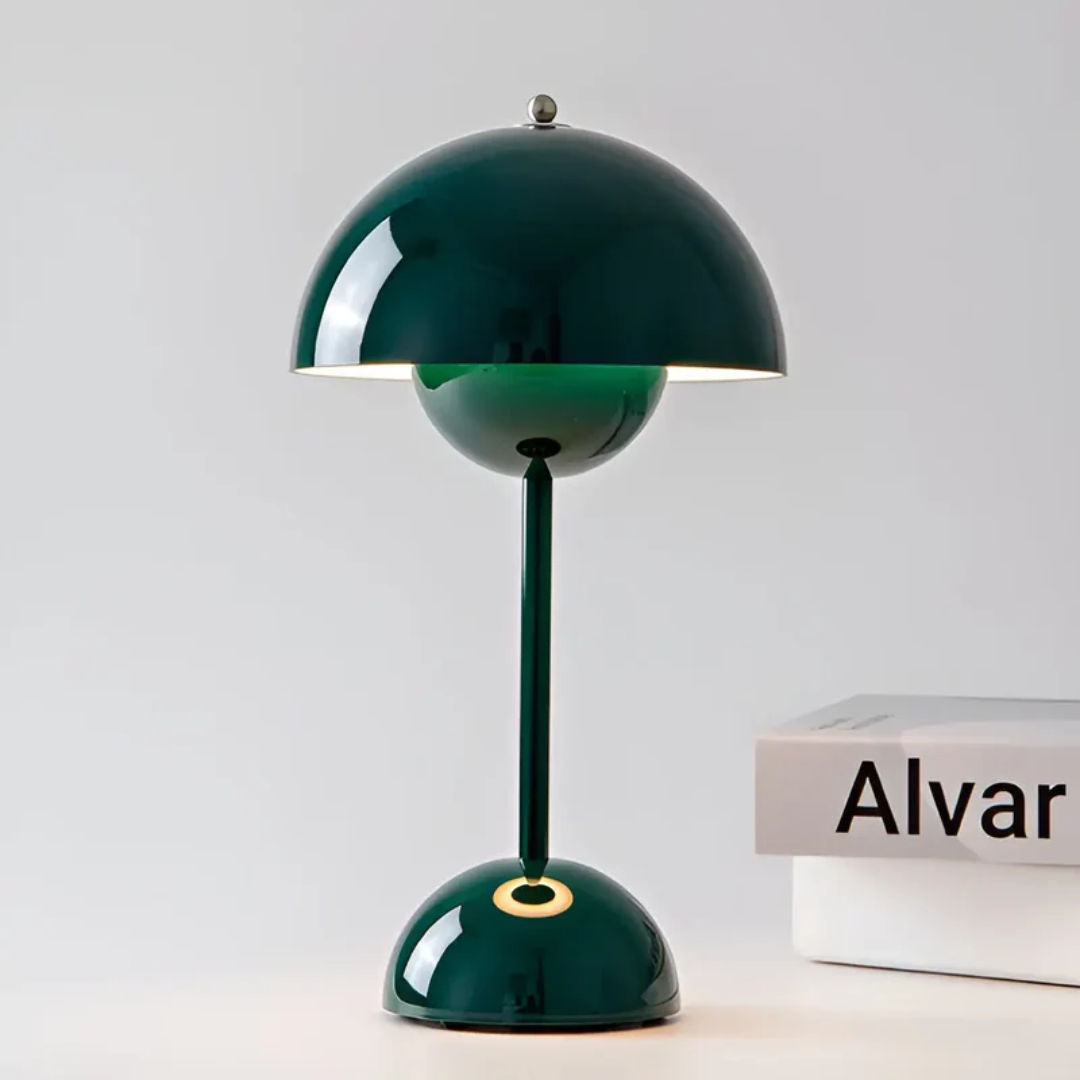 Slim Nordic Table Light with Bright Accent