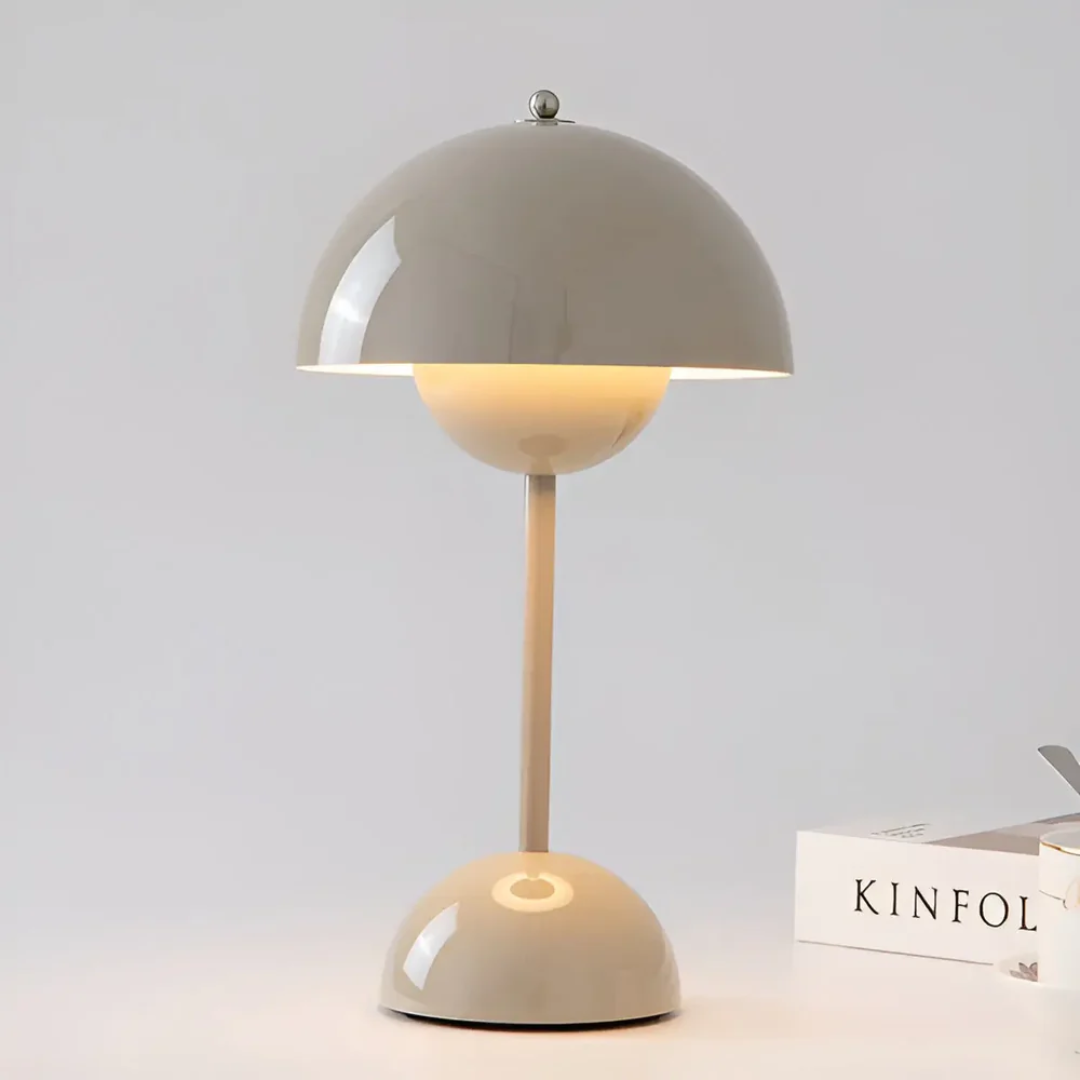 Slim Nordic Table Light with Bright Accent