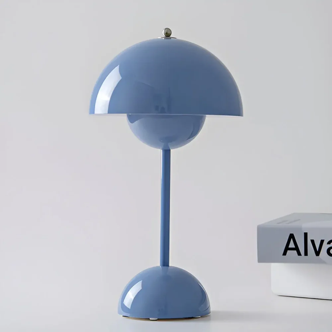 Slim Nordic Table Light with Bright Accent