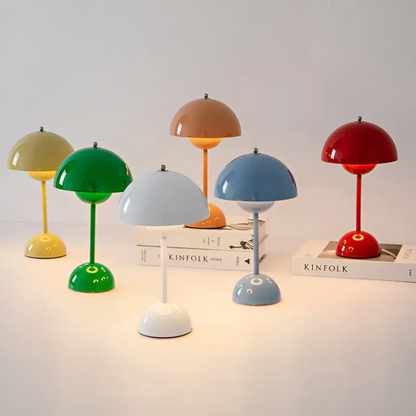 Slim Nordic Table Light with Bright Accent