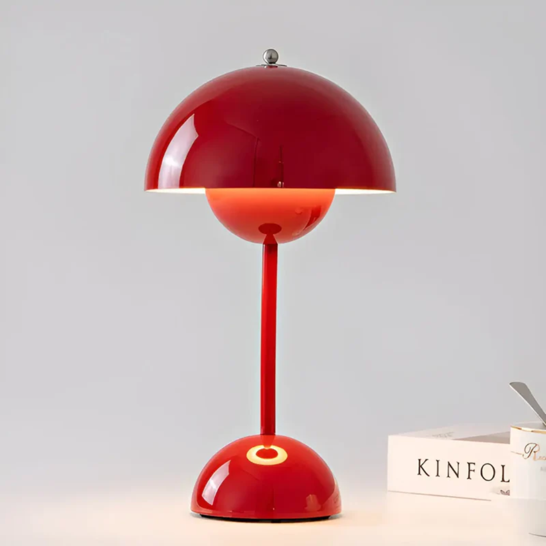 Slim Nordic Table Light with Bright Accent