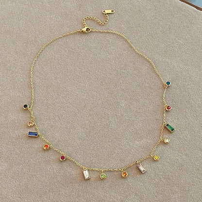 Delicate Sparkle Crystal Choker Necklace