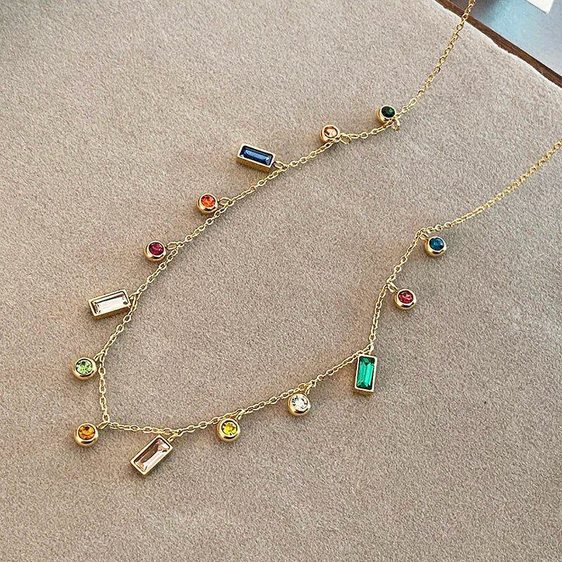 Delicate Sparkle Crystal Choker Necklace