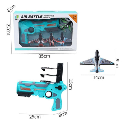 Action Toy Plane with Glider and Launcher for Kids