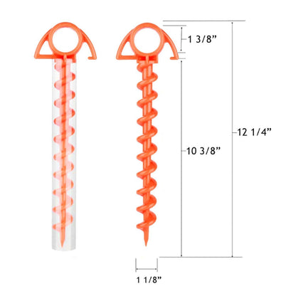 Heavy Duty Steel Ground Anchors (5 Pack)