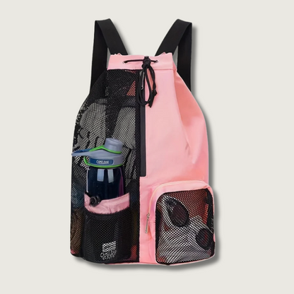 Ventilated Gym Bag with Mesh Pocket - Fesara