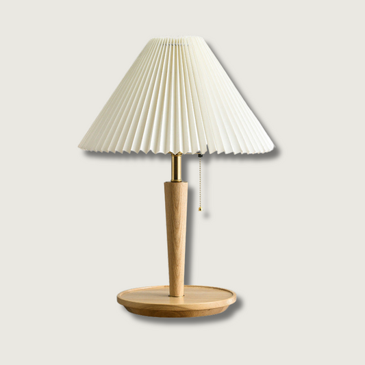 Traditional Wood Folding Table Lamp - Fesara