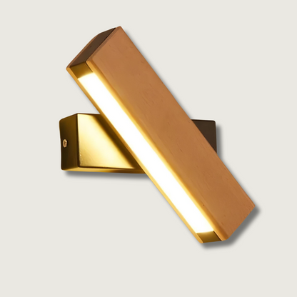 LumeOak - Stylish Wooden LED Wall Lamp - Fesara