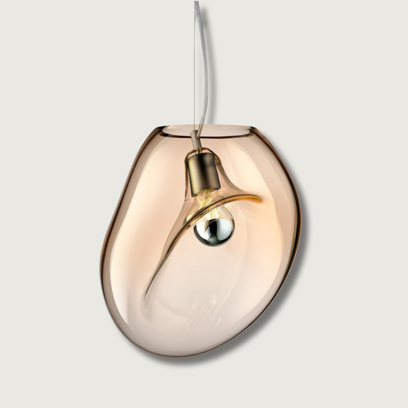 Modern Glass Drop Ceiling Light - Fesara