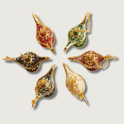 Traditional Moroccan Decorative Oil Lamp - Fesara