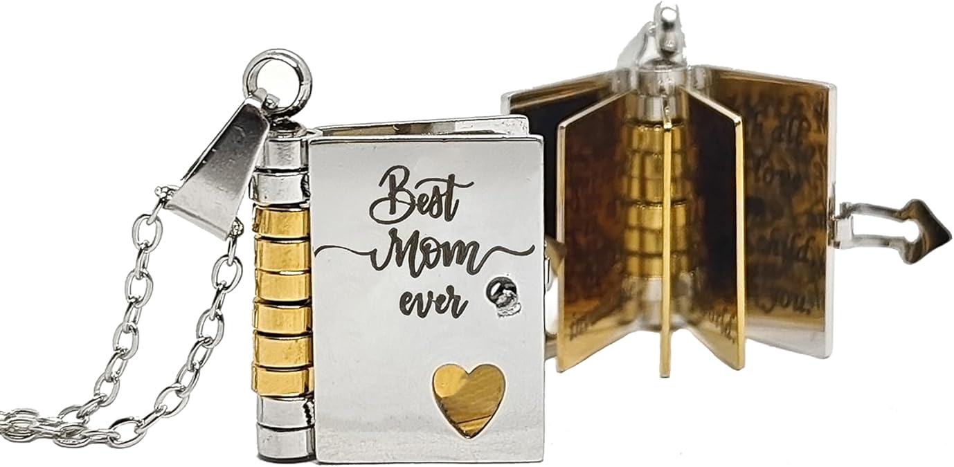 Personalized Photo Pendant Necklace with Heartfelt Message