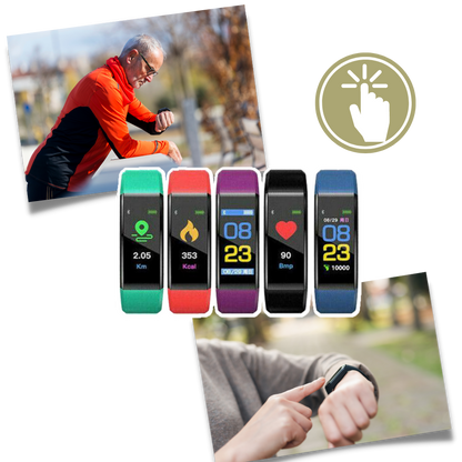 Fesara Senior Smartwatch - Track Heart Rate & Blood Pressure