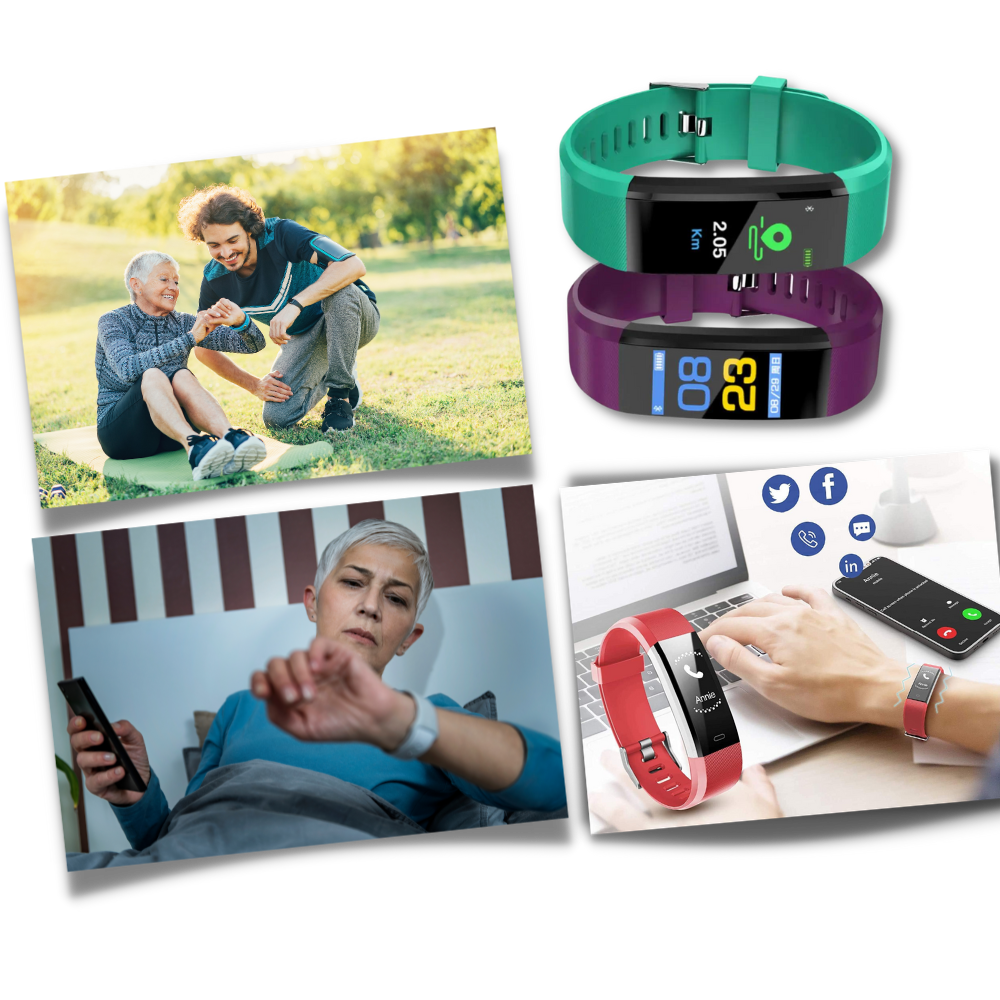 Fesara Senior Smartwatch - Track Heart Rate & Blood Pressure