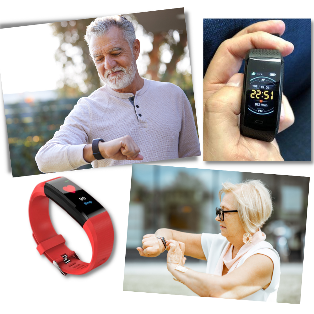 Easy Wear Smartwatch for Elderly Health Monitoring