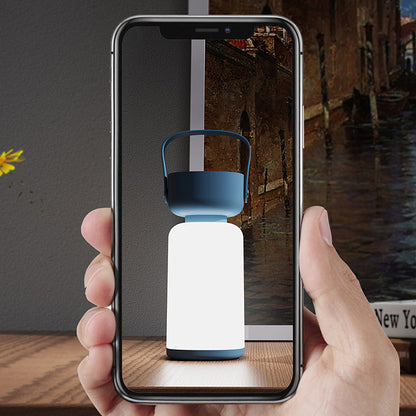Waterproof Compact LED Desk Lamp Modern Round Design