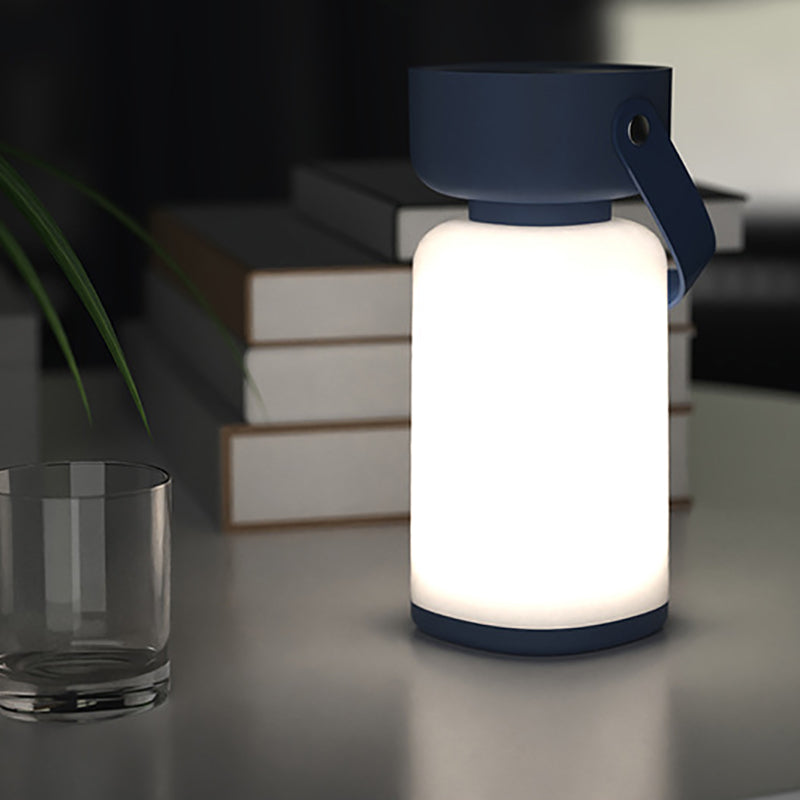 Waterproof Compact LED Desk Lamp Modern Round Design
