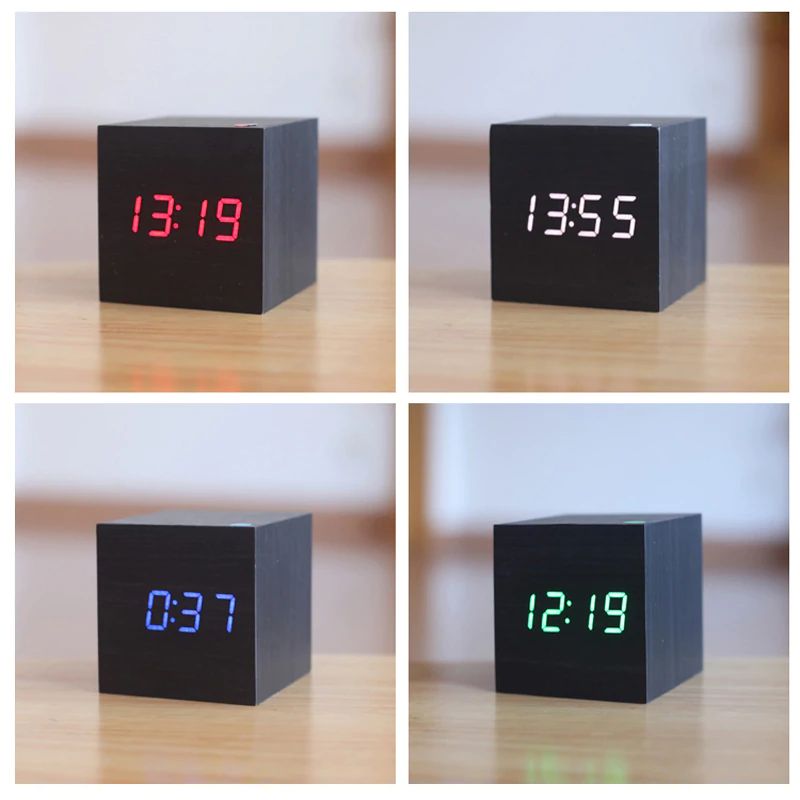 Stylish Digital Desk Clock Modern Home Decor