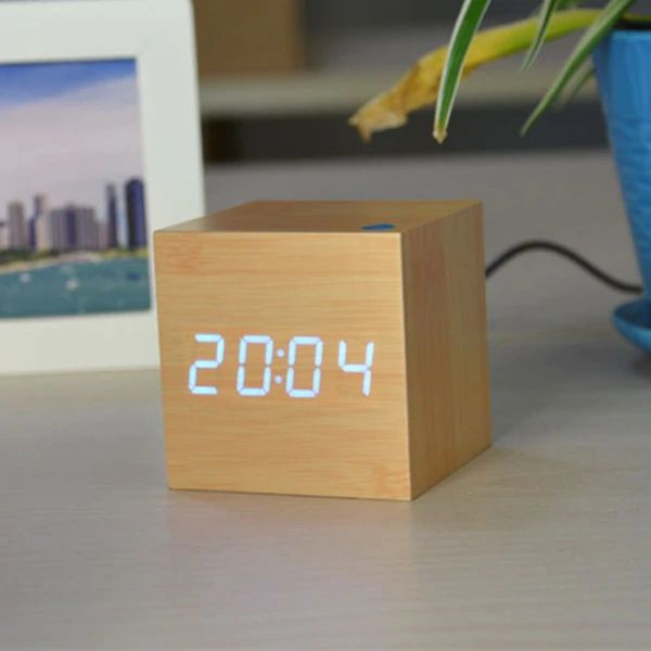 Stylish Digital Desk Clock Modern Home Decor