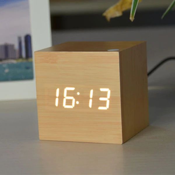 Stylish Digital Desk Clock Modern Home Decor