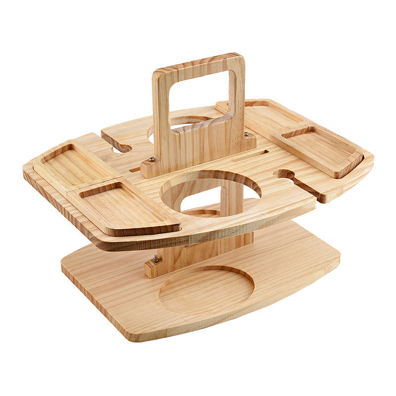Compact Folding Wooden Table 36x31x26cm