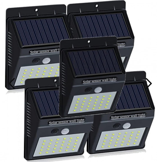 Bright Solar Powered Garden Light Set of 5 - Fesara