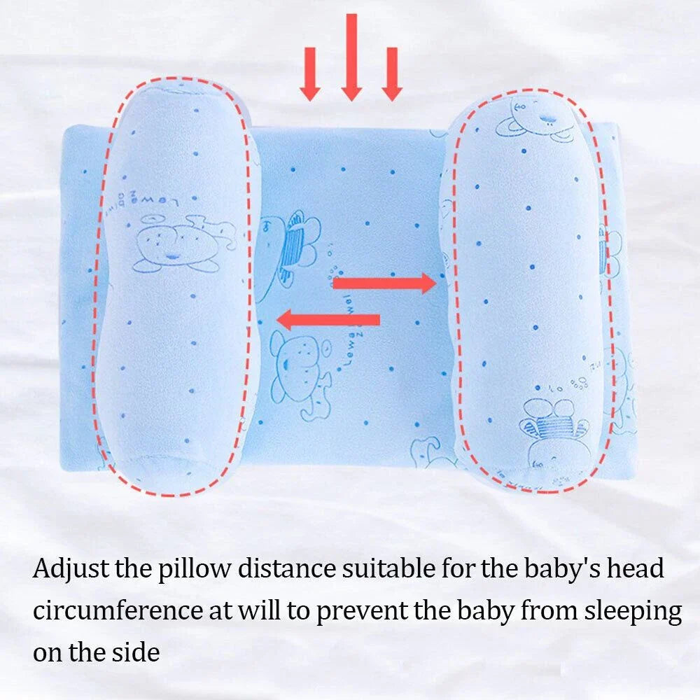 Baby Sleep Support Pillow Set - Soft Ventilated Wedge Pillow