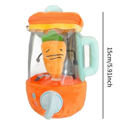 Cute Orange Soft Plush Toy Mixer
