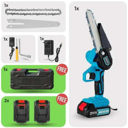 SharpEdge 6" Mini Cordless Electric Chainsaw - Electric Chainsaw - Wild Eye Vision