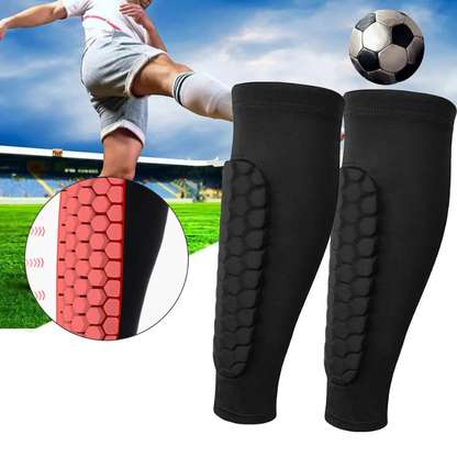 Lightweight Protective Shin Guards with Airflow Design