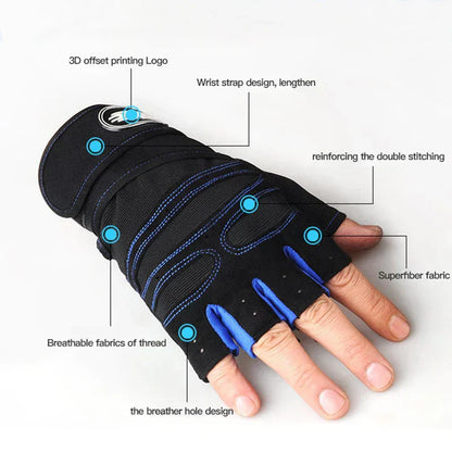 Durable Weightlifting Gloves - FitFlex Grip Support