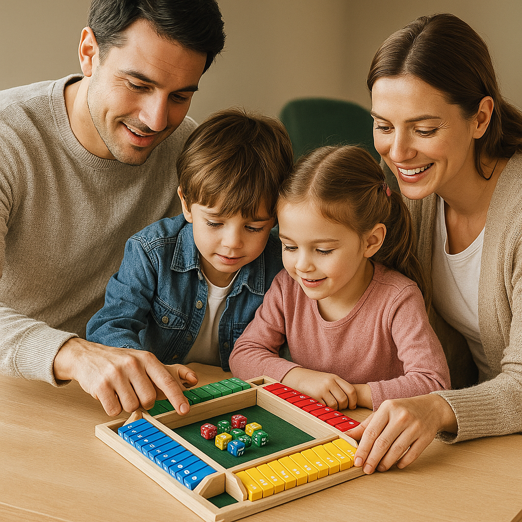 Fun 4 Player Family Board Game Set - Fesara
