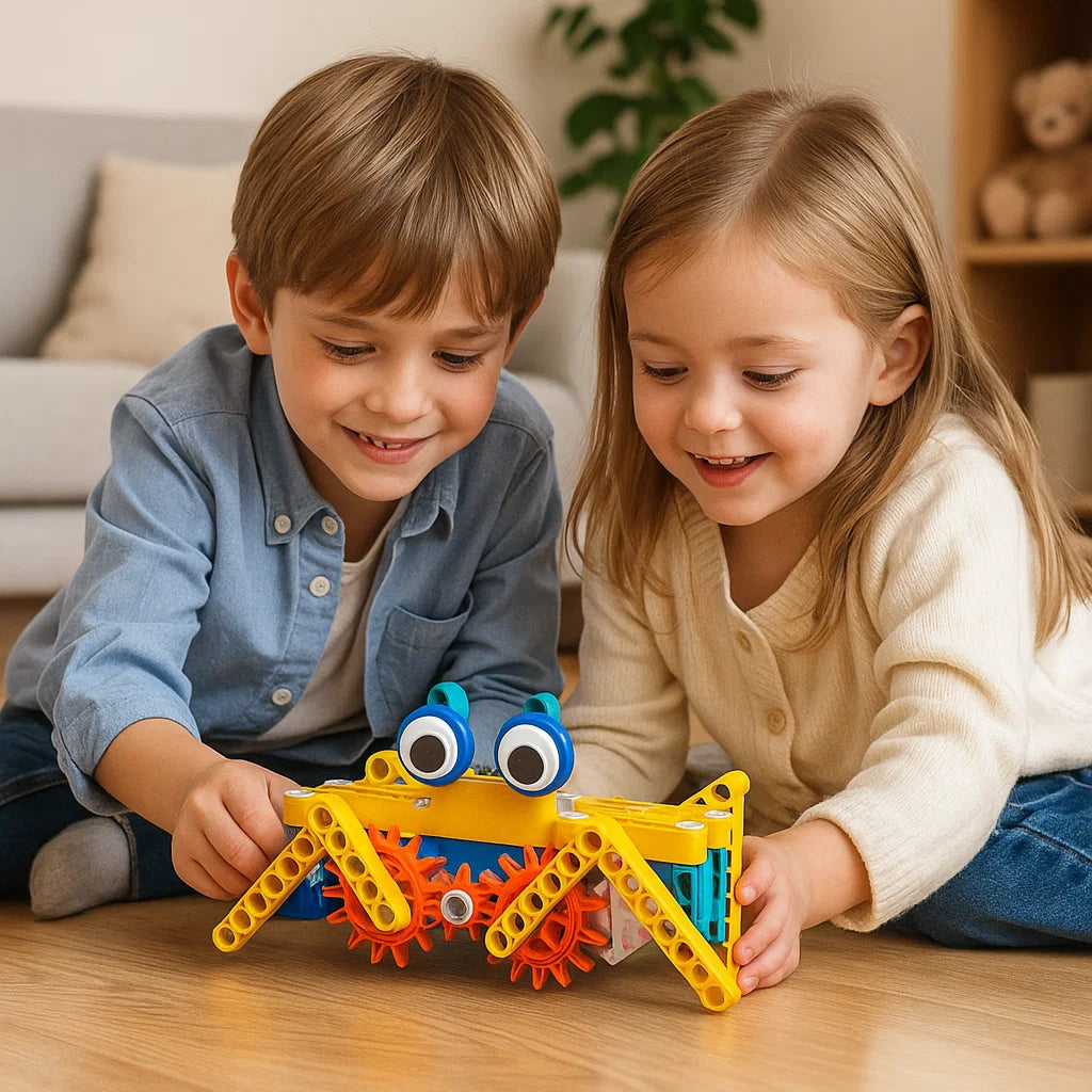 Fun Learning Building Blocks with Motorized Kit